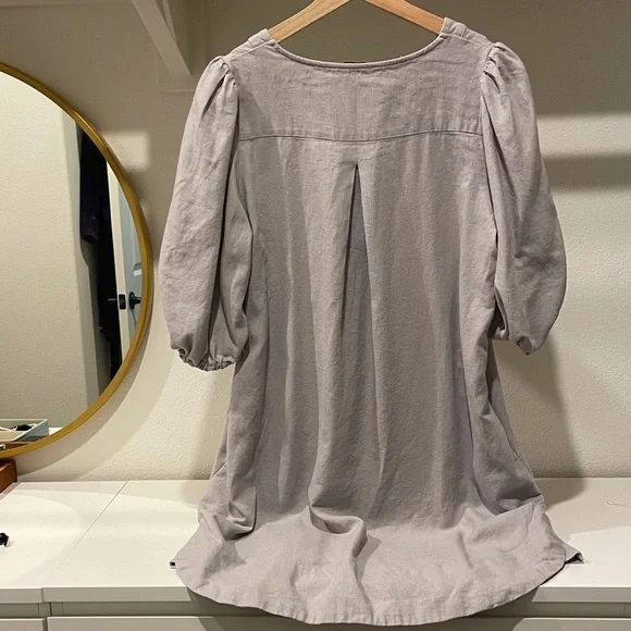 Cynthia Rowley Light Gray High Low Dress - Picture 6 of 6